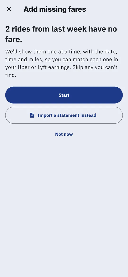 Add missing fares