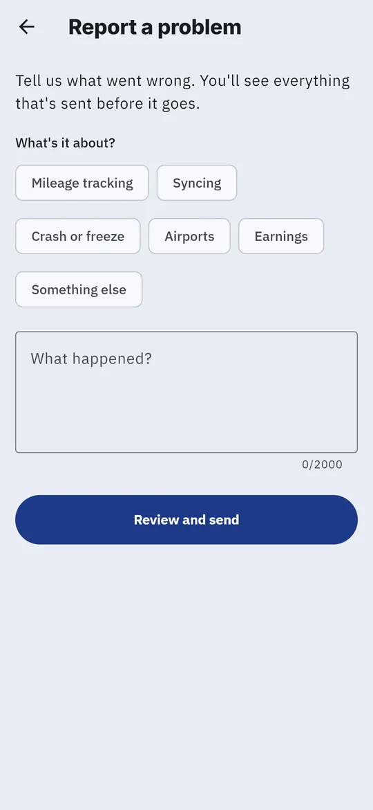 Report a problem